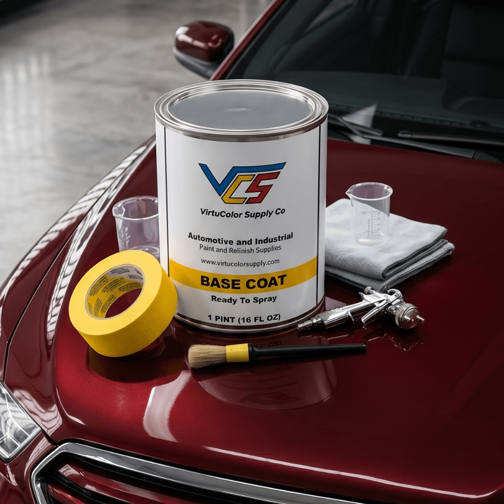 Ford HT Cinnamon Red Metallic Low VOC Basecoat Paint