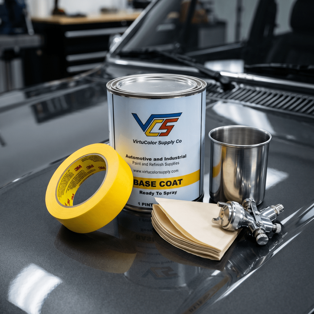 Ford J8 Aquamarine Frost Metallic Low VOC Basecoat Paint