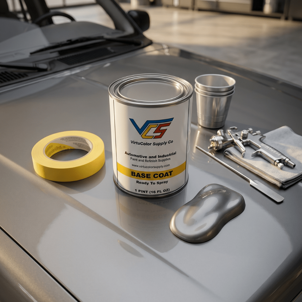 Ford JP Silver Birch Metallic Low VOC Basecoat Paint