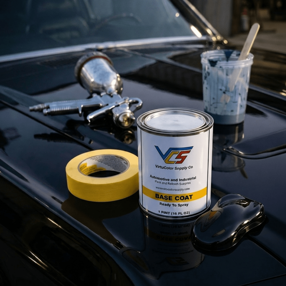 Ford UH Tuxedo Black Metallic Low VOC Basecoat Paint