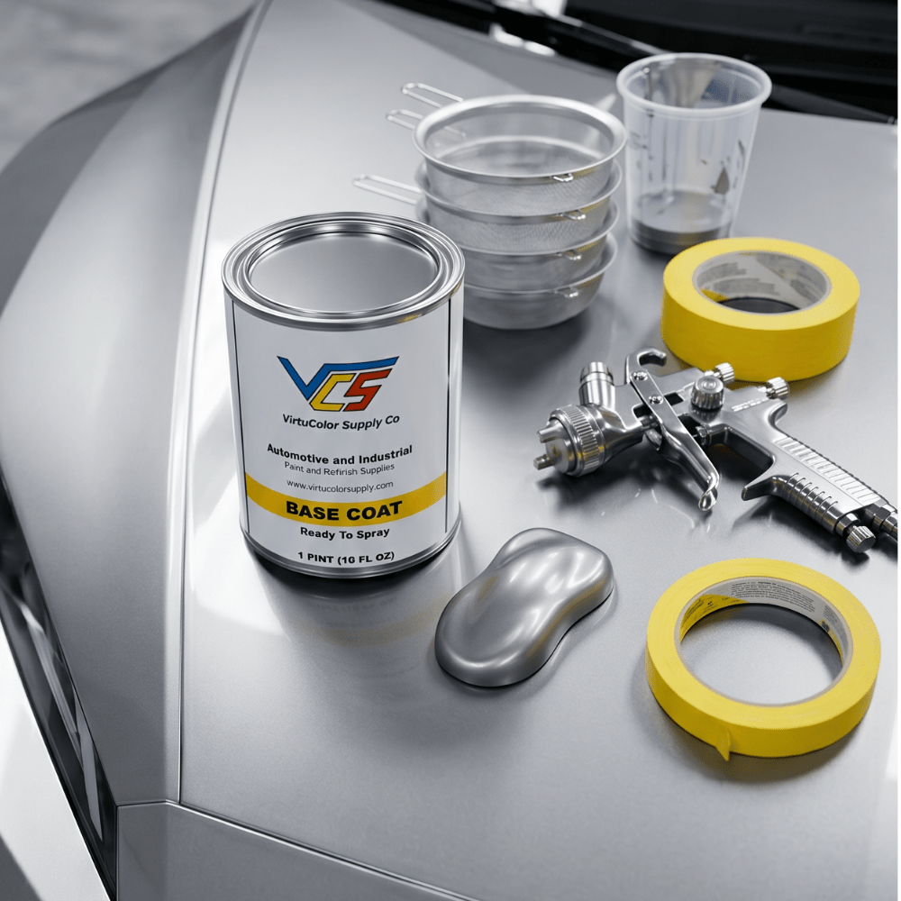 Ford UX Ignot Silver Metallic Low VOC Basecoat Paint