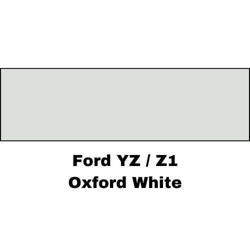 Ford YZ/Z1 Oxford White Low VOC Basecoat Paint - VirtuColor Supply