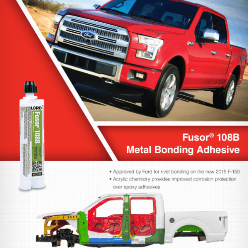 Lord Fusor® 108B (210ML) Medium Cure Metal Bonding Adhesive