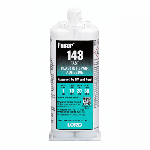 Lord Fusor 143 (50ML) Fast Cure Plastic Repair Adhesive