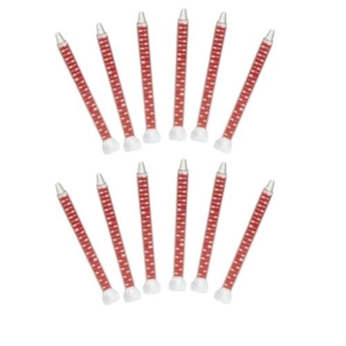 Fusor 410T Red Mixing Tip with Thread for 210 mL cartridges, 12 pk