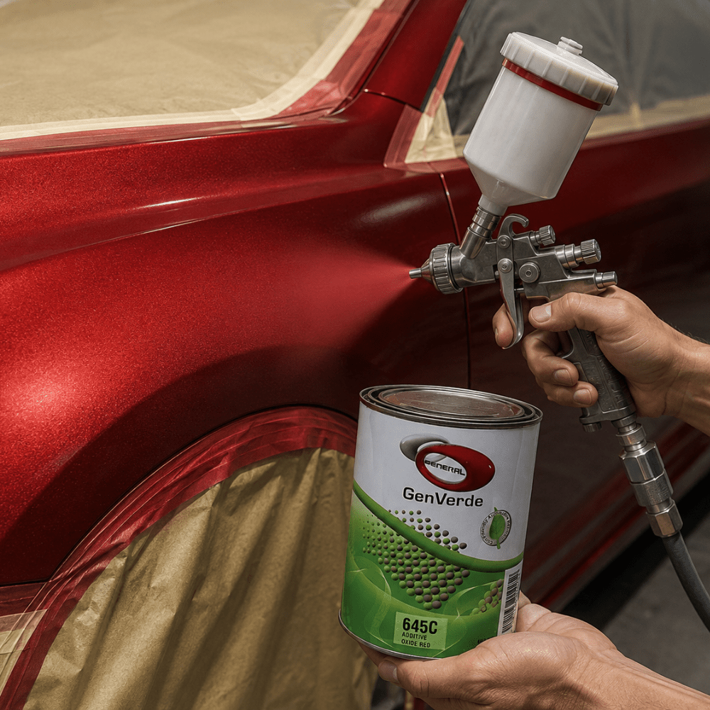 GenVerde 645C Oxide Red Basecoat Toner, 1 Liter