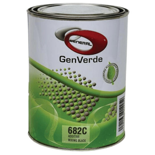 GenVerde 682C Mixing Black Basecoat Toner, 1 Liter