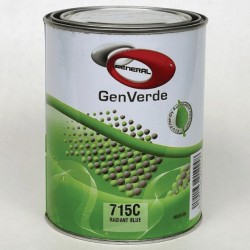 GenVerde 715C Radiant Blue Basecoat Toner, 1 Liter