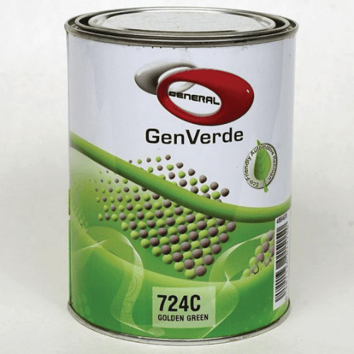 GenVerde 724C Golden Green Basecoat Toner, 1 Liter - VirtuColor Supply