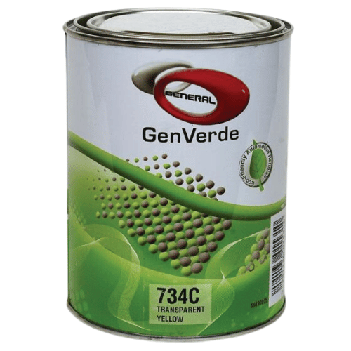 GenVerde 734C Transparent Yellow Basecoat Toner, 1 Liter