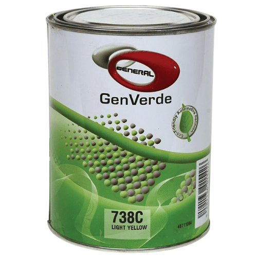 GenVerde 738C Light Yellow Basecoat Toner, 1 Liter