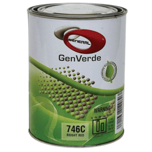 GenVerde 746C Bright Red Basecoat Toner, 1 Liter