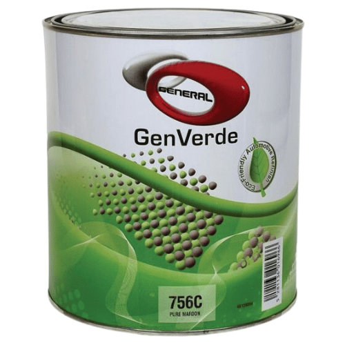 GenVerde 756C Pure Maroon Basecoat Toner, 1 Liter