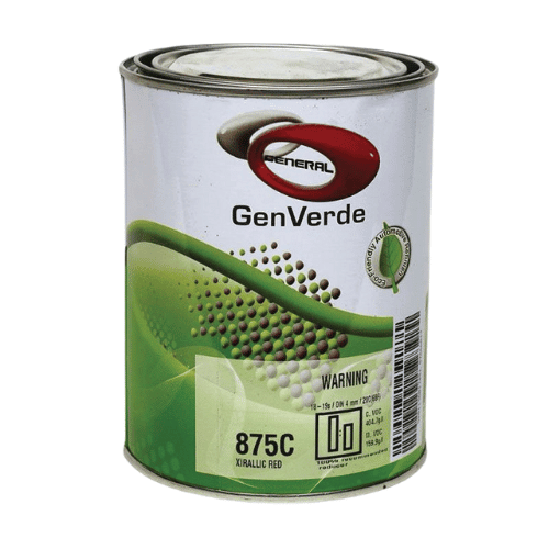 GenVerde 875C Xirallic Red Basecoat Toner, 1 Liter