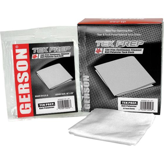 Gerson 020009C Tek Prep Tack Cloth | 12pk