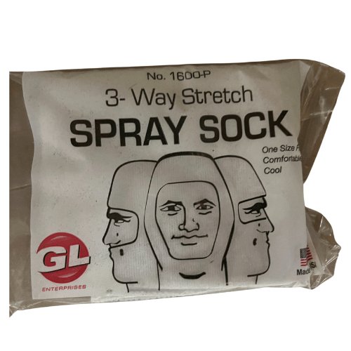 GL Enterprises® 1600P Premium White Spray Socks, 20 pcs - VirtuColor Supply