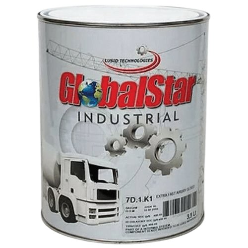 GlobalStar 7D1K1 1K Fast Air Dry Topcoat Paint, 1 gal - VirtuColor Supply