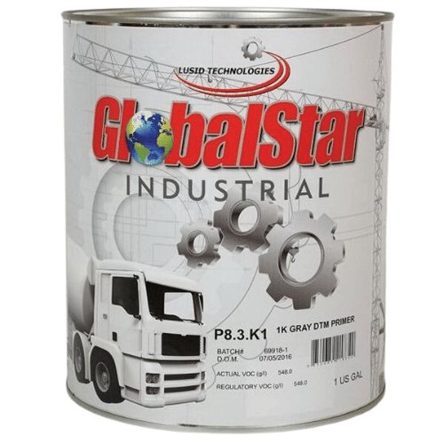 GlobalStar P8.3.K1 1K Quick Dry Gray DTM Primer, 1 gal - VirtuColor Supply