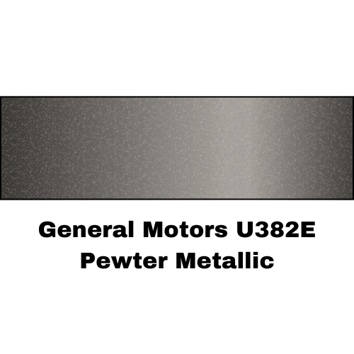 GM 382E Pewter Metallic Low VOC Basecoat Paint