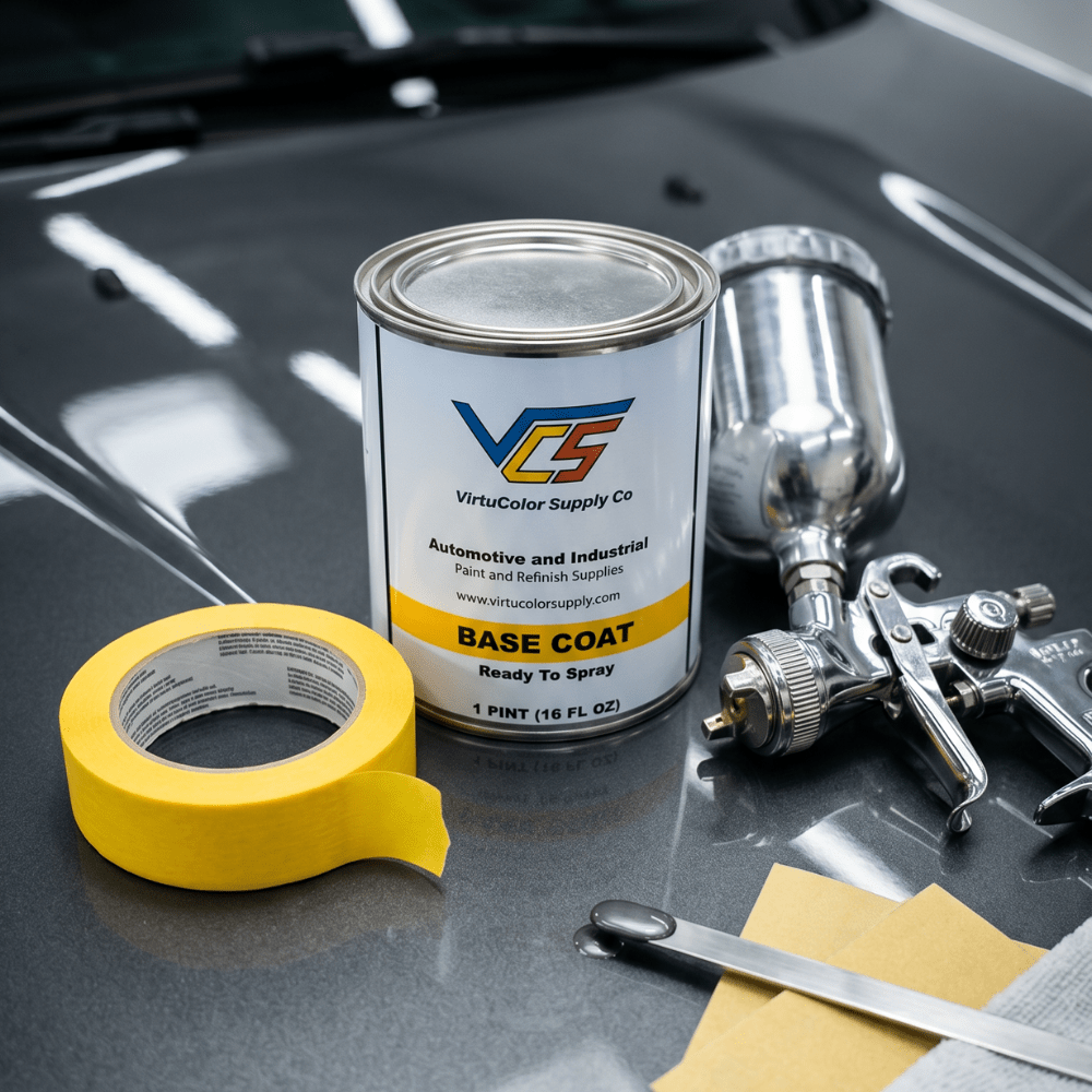 GM 464C/G9K Satin Steel Gray Metallic Low VOC Basecoat Paint