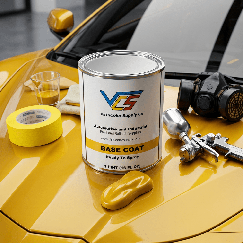 GM 52 Corvette Yellow Low VOC Basecoat Paint