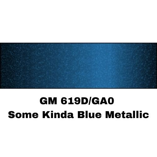 GM 619D/GA0 Some Kinda Blue Metallic Low VOC Basecoat Paint - VirtuColor Supply