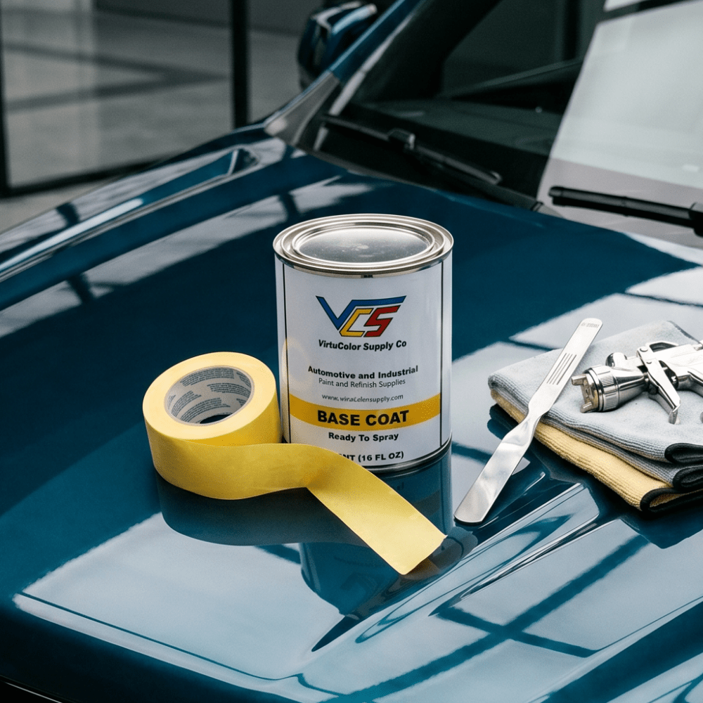 GM 619D/GA0 Some Kinda Blue Metallic Low VOC Basecoat Paint