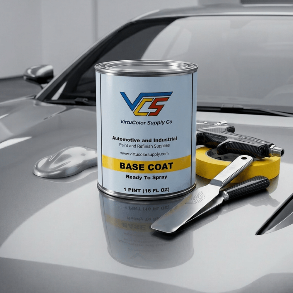 GM 636R Switchblade Silver Metallic Low VOC Basecoat Paint