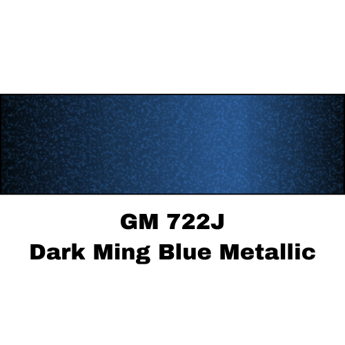 GM 722J Dark Ming Blue Metallic Low VOC Basecoat Paint