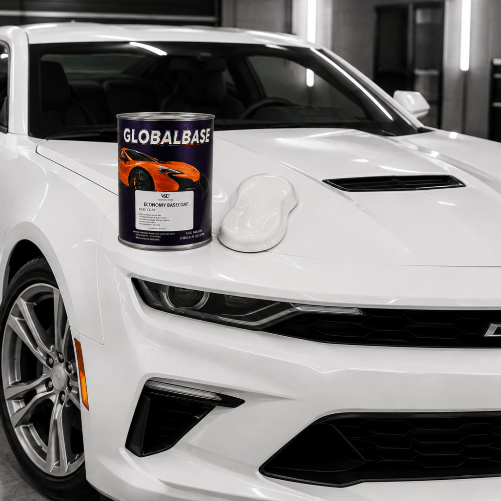 GM 8624 Frost White Economy Automotive Paint, Gallon