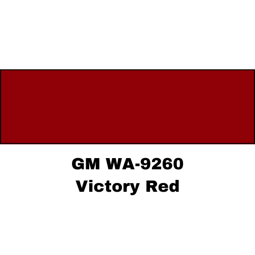 GM 9260 Victory Red Low VOC Basecoat Paint