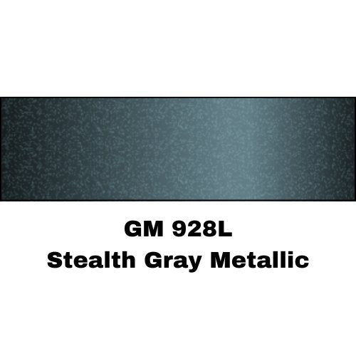 GM 928L Stealth Gray Metallic Low VOC Basecoat Paint - VirtuColor Supply