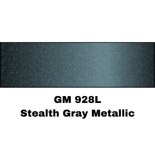 GM 928L Stealth Gray Metallic Low VOC Basecoat Paint