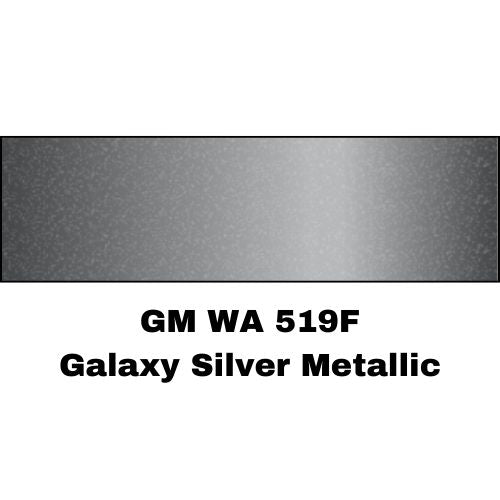 GM WA 519F Galaxy Silver Metallic Low VOC Basecoat Paint - VirtuColor Supply