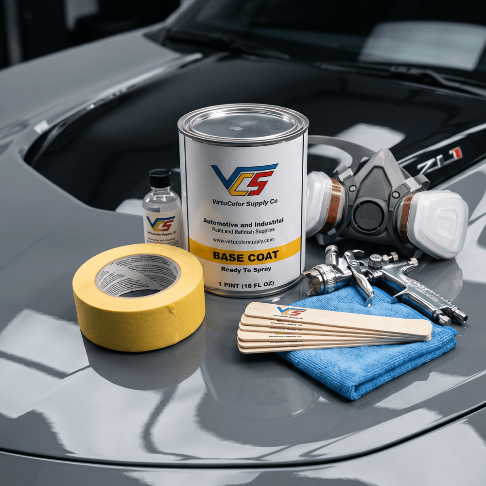 GM WA130H/GXD Moonstone Gray Metallic Low VOC Basecoat Paint