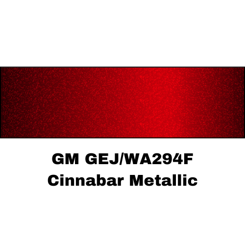GM WA294F/GEJ Cinnabar Metallic Low VOC Basecoat Paint
