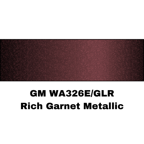 GM WA326E/GLR Rich Garnet Metallic Low VOC Basecoat Paint