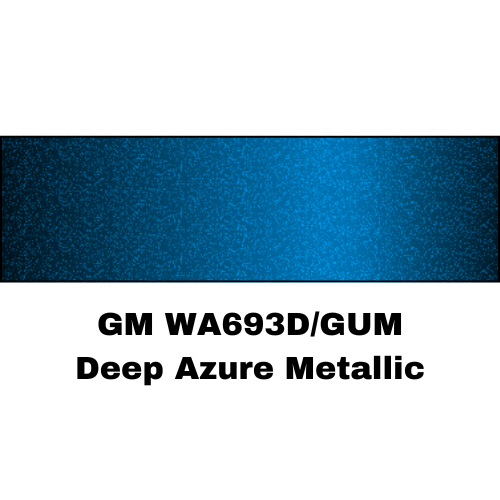 GM WA693D/GUM Deep Azure Metallic Low VOC Basecoat Paint