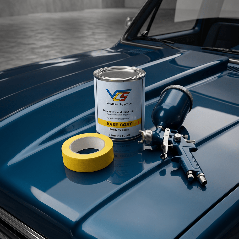 GM WA693D/GUM Deep Azure Metallic Low VOC Basecoat Paint