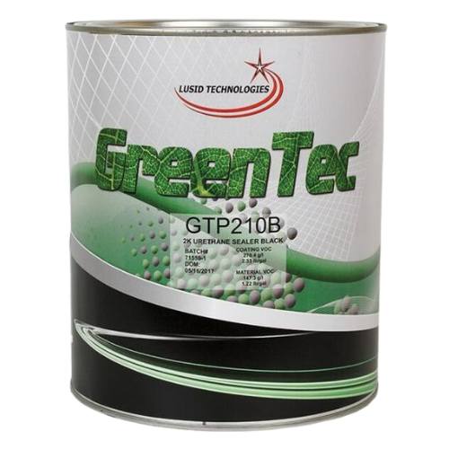 GreenTec GTP210B Black High Build 4:1 2K Urethane Sealer, 1 gal - VirtuColor Supply