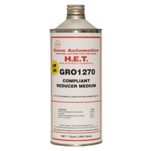 Grow Automotive 1270 Medium Zero VOC Urethane Reducer, Qt