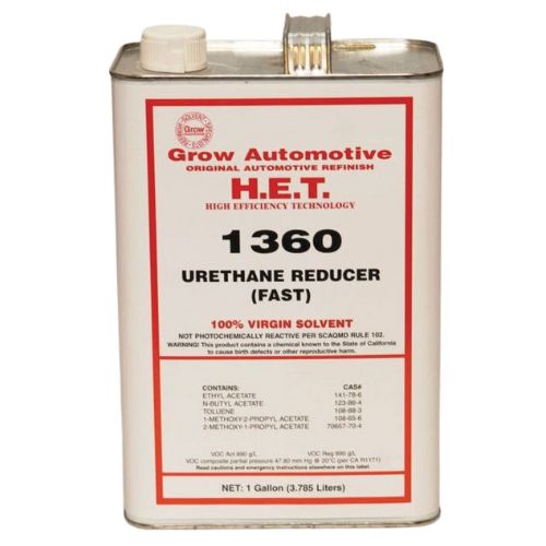 Grow Automotive 1360 Fast Urethane Reducer, Gallon