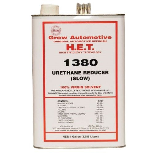 Grow Automotive 1380 Slow Urethane Reducer, Gallon