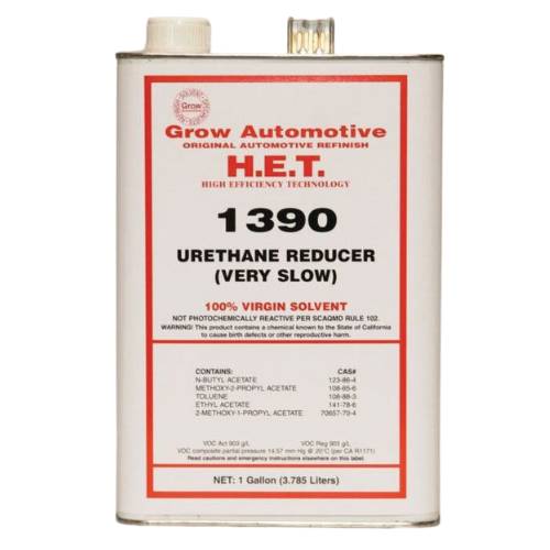 Grow Automotive 1390 Very Slow Urethane Reducer, Gallon