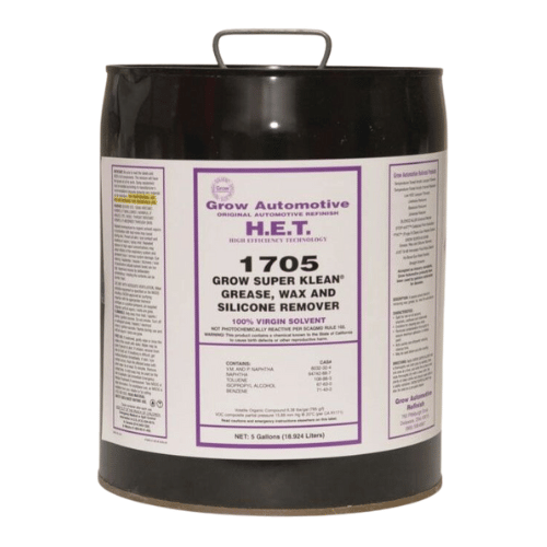 Grow Automotive 1705 Grease Wax and Silicone Remover, 5 Gallon