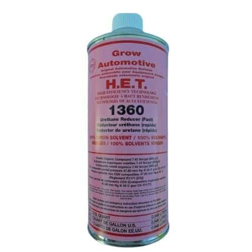 Grow Automotive 1360 Fast Urethane Reducer, Quart - VirtuColor Supply