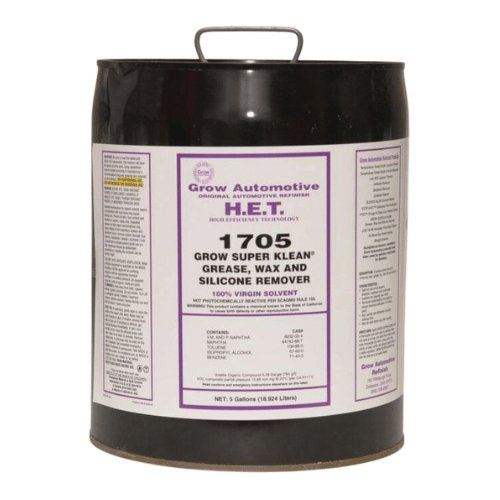 Grow Automotive 1705 Grease Wax and Silicone Remover, 5 Gallon - VirtuColor Supply