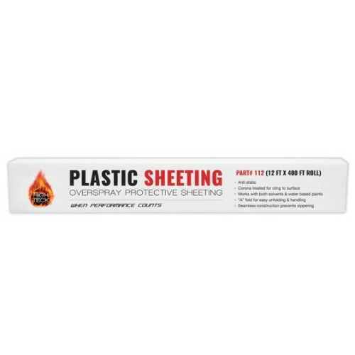 High Teck 112 Plastic Masking Sheeting, 12 ft x 400 ft