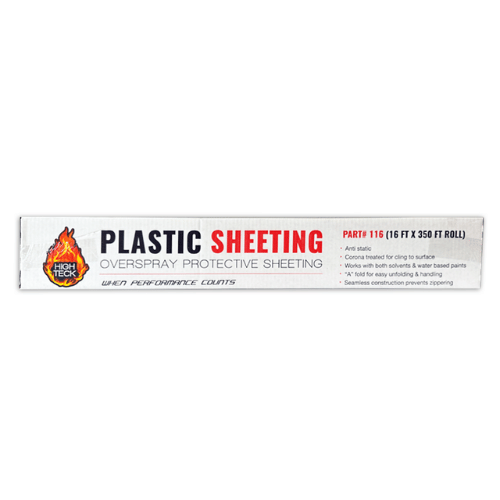 High Teck 116 Plastic Masking Sheeting, 16 ft x 350 ft