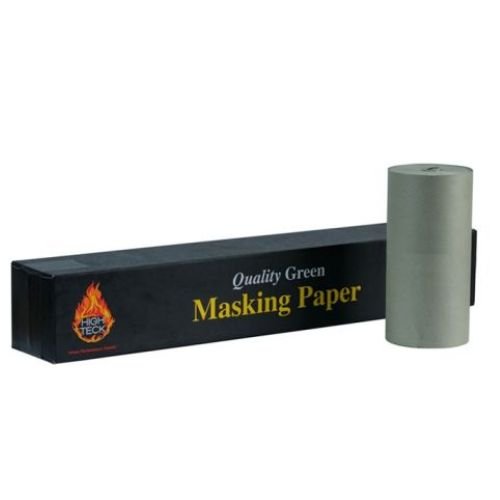 High Teck 12 in x 500 ft Green Masking Paper, 35 Lb Basis Weight - VirtuColor Supply